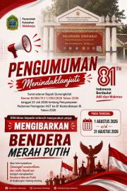 Pemerintah Kalurahan Sidoharjo Ajak Masyarakat Kibarkan Bendera Merah Putih Selama Bulan Kemerdekaan